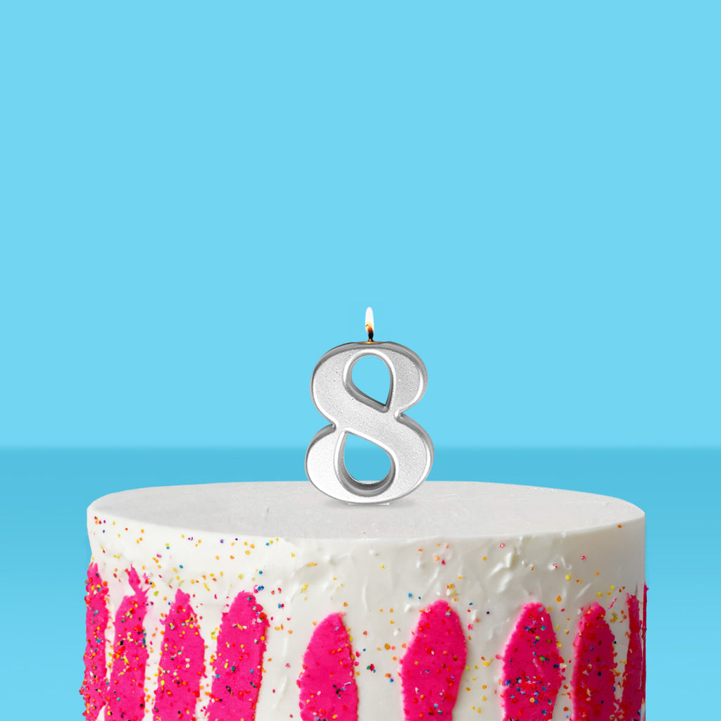 Number 8 Candle