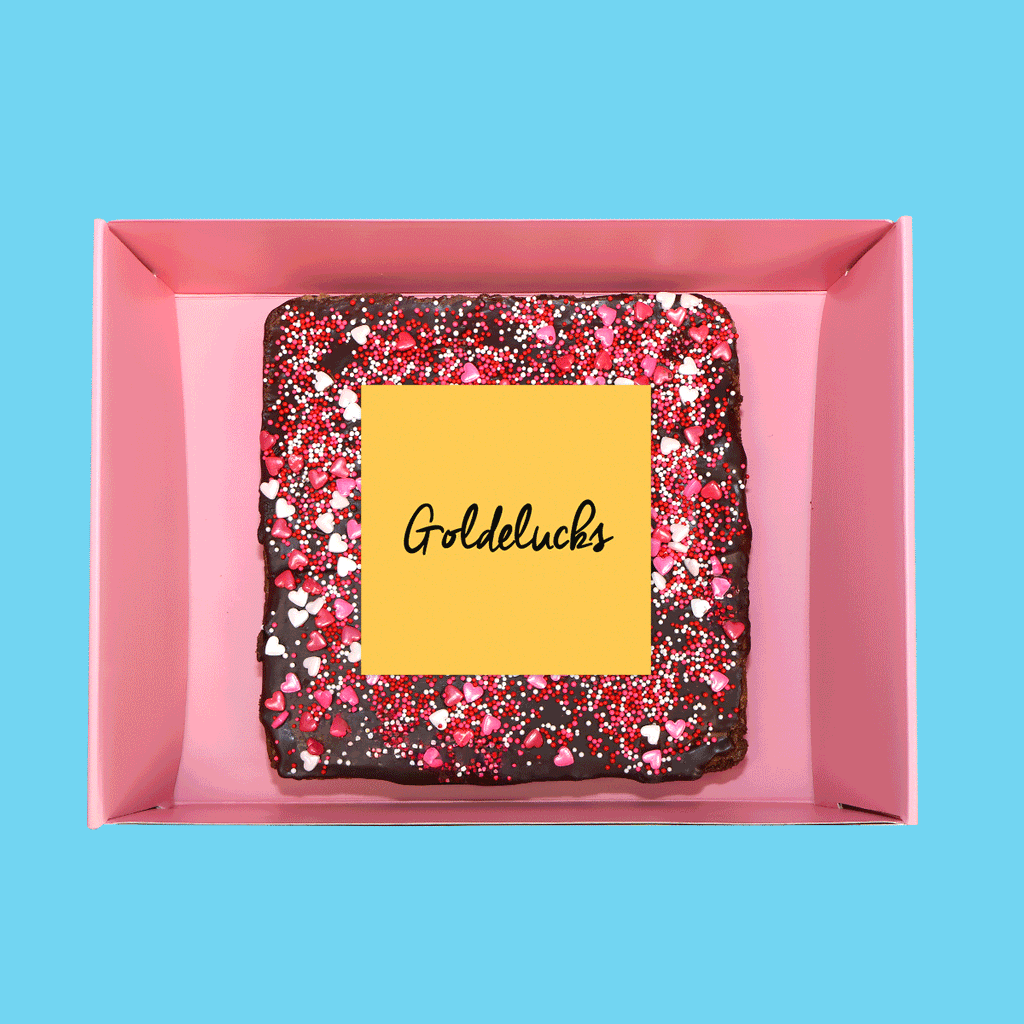 Personalised Rainbow Giant Cookie - Goldelucks