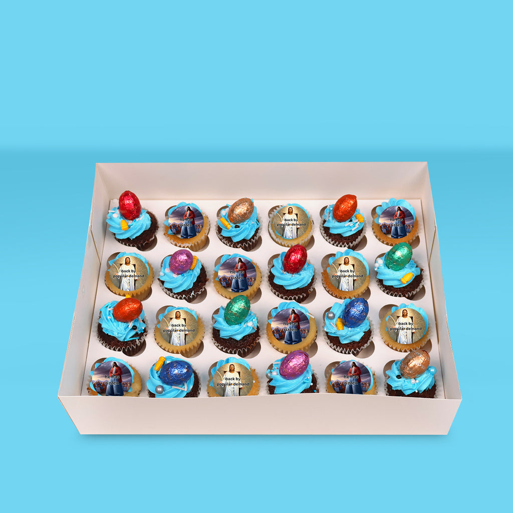 Mini Easter Jesus Cupcakes
