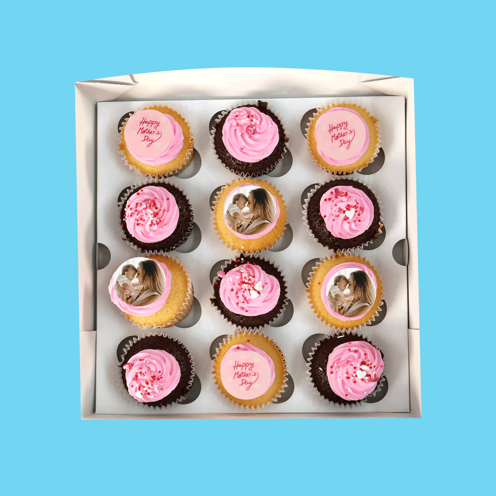 Personalised Mother's Day Cupcakes