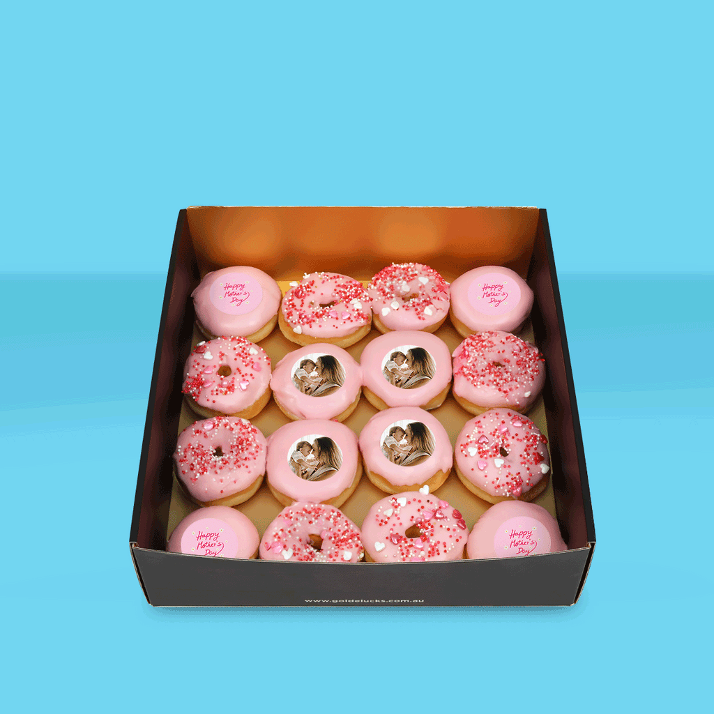 Small Personalised Mother's Day Donut Box - Goldelucks