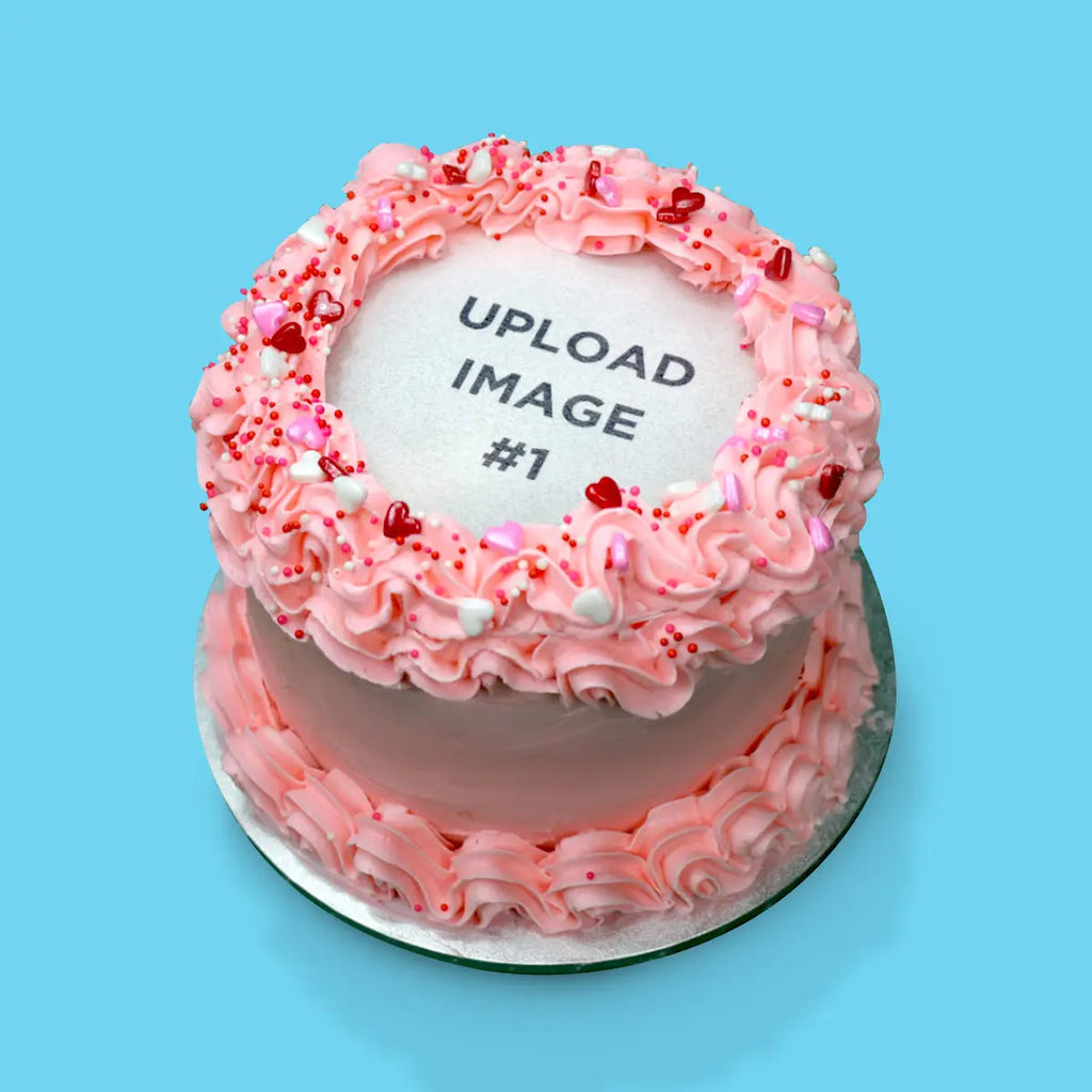 Pink Burn Away Cake - Goldelucks Same Day Gift Delivery