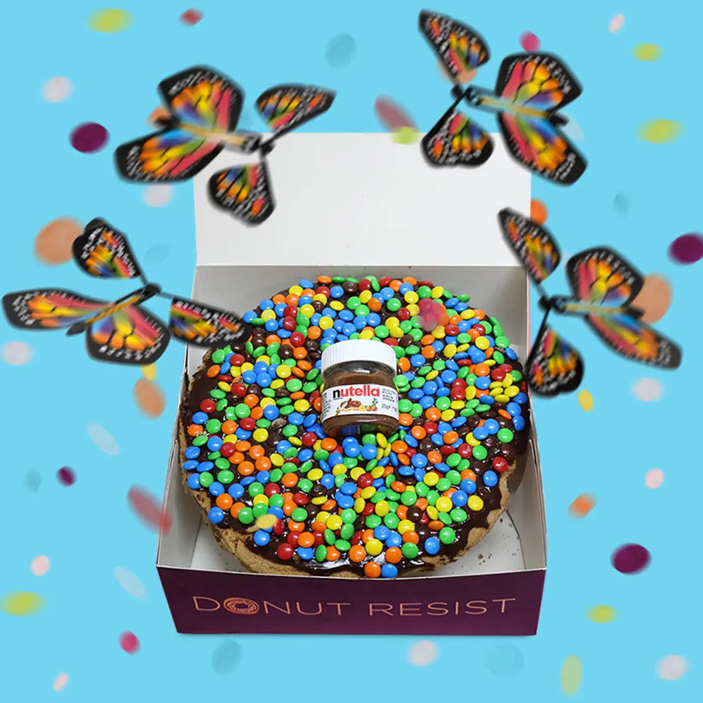 Slim Shady Giant Cookie + Confetti Explosion + 4x Butterflies - Goldelucks Same Day Gift Delivery