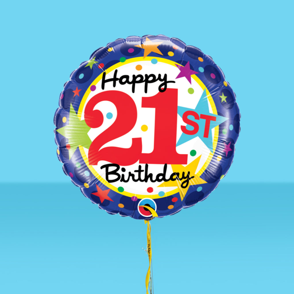 Happy 21st Birthday Balloon