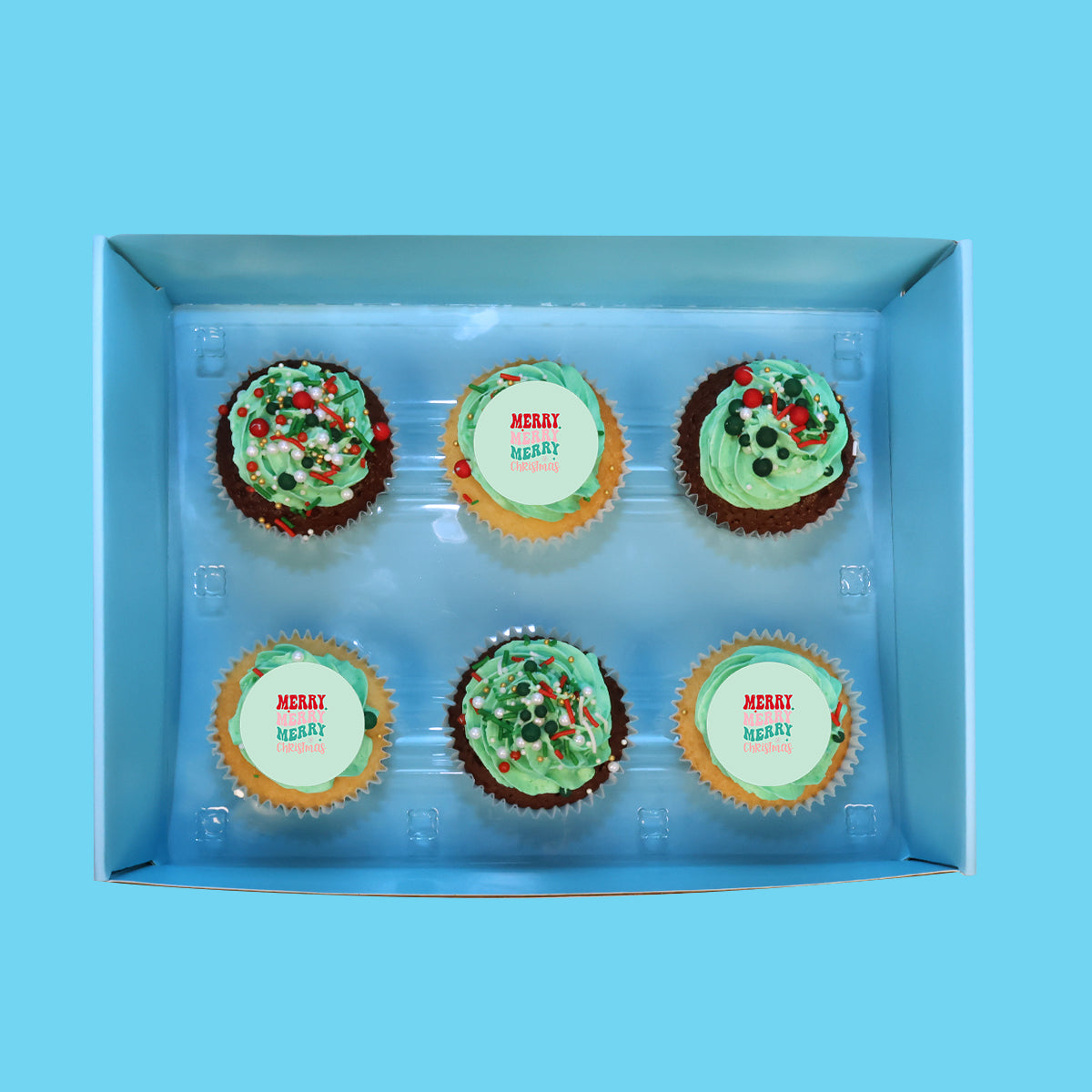 Christmas Cupcakes with Filling AUS WIDE Goldelucks