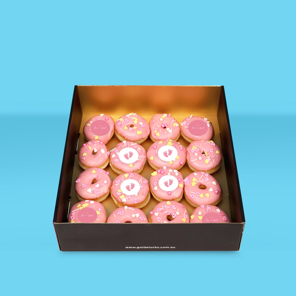 Girl Baby Shower Donuts