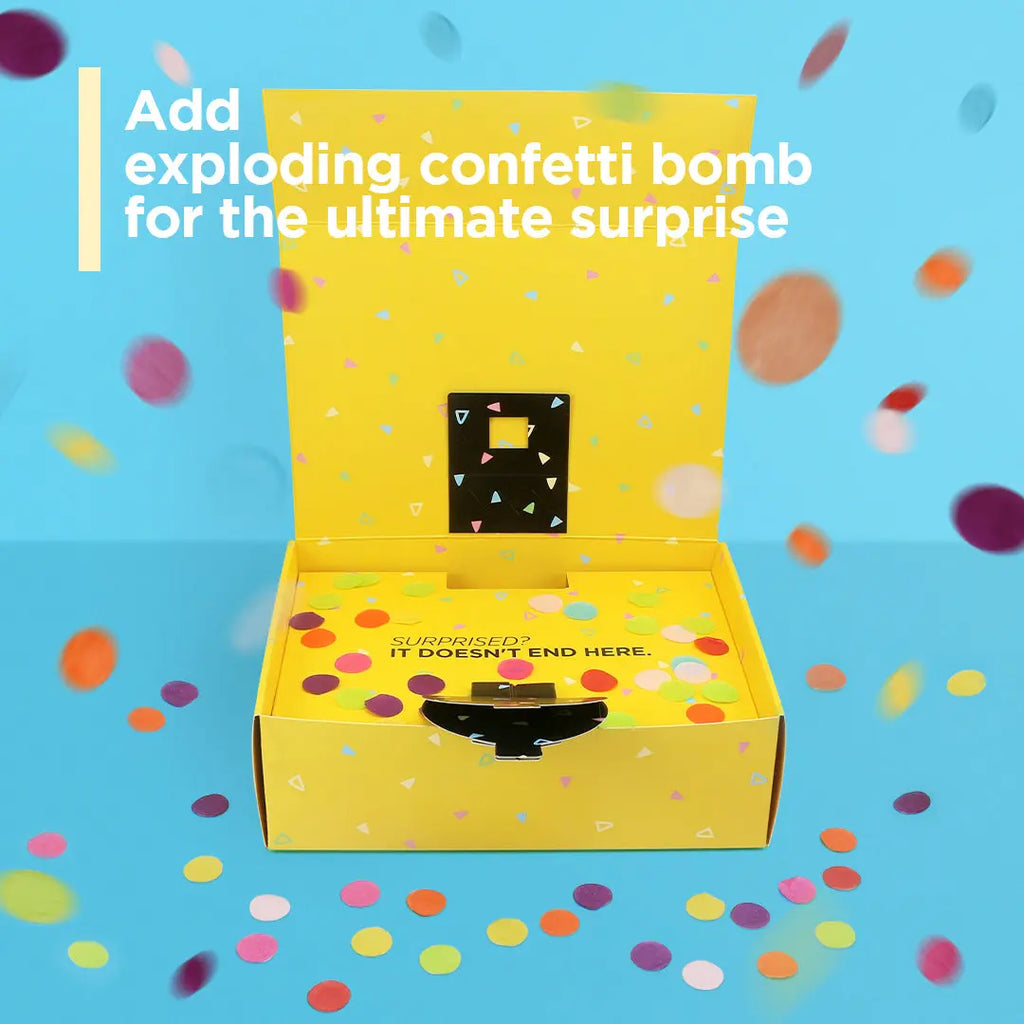Add Confetti Explosion Hamper - Goldelucks Same Day Gift Delivery