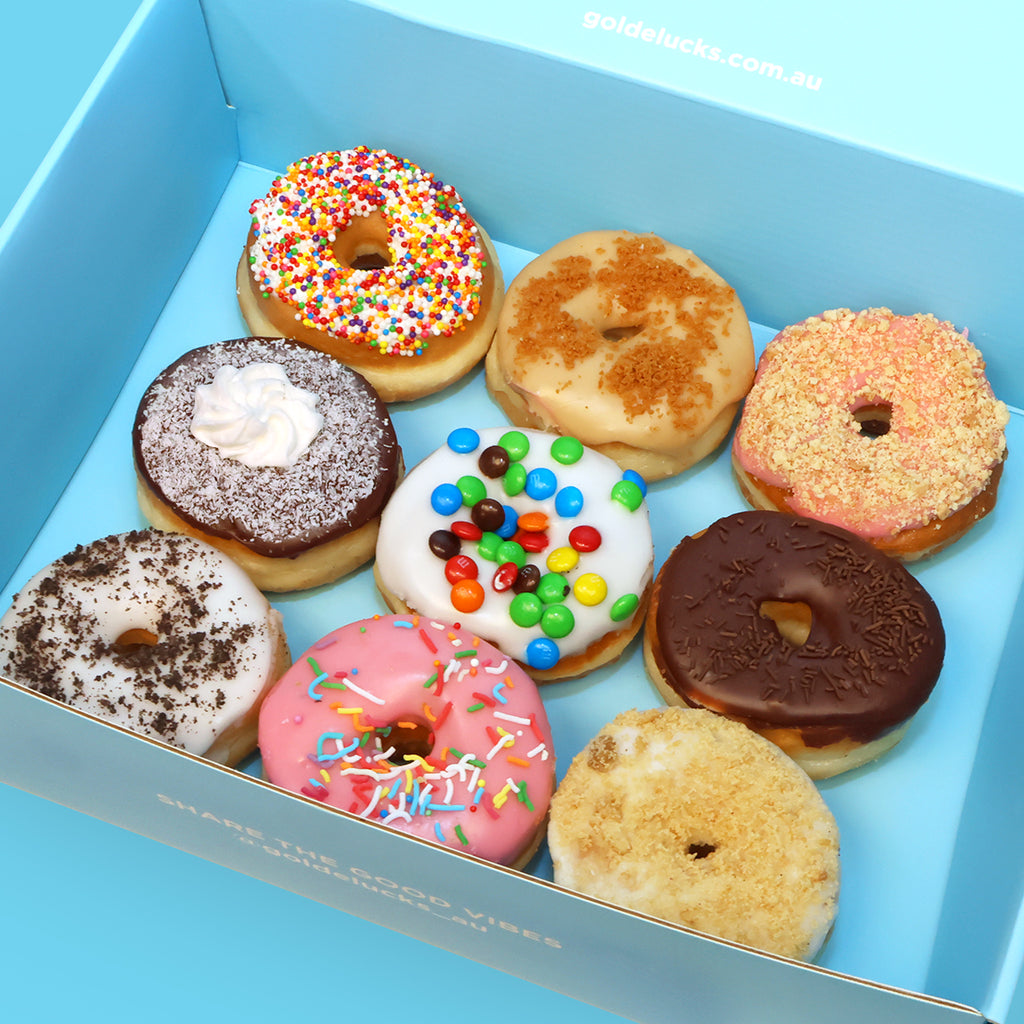 Assorted Donuts Puddle Donuts Mixed Box Of 12 – French Village