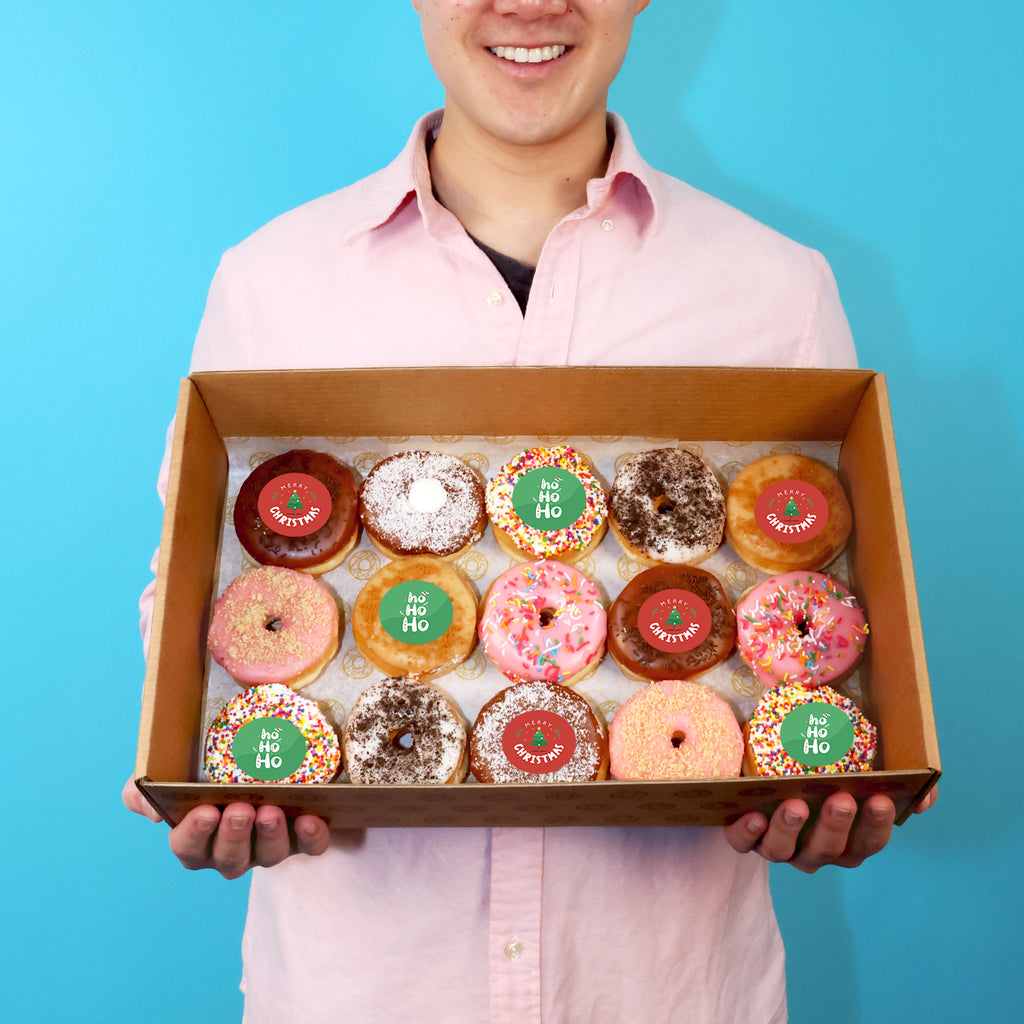 Vegan Christmas Assorted Donut Box