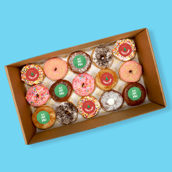 Vegan Christmas Assorted Donut Box