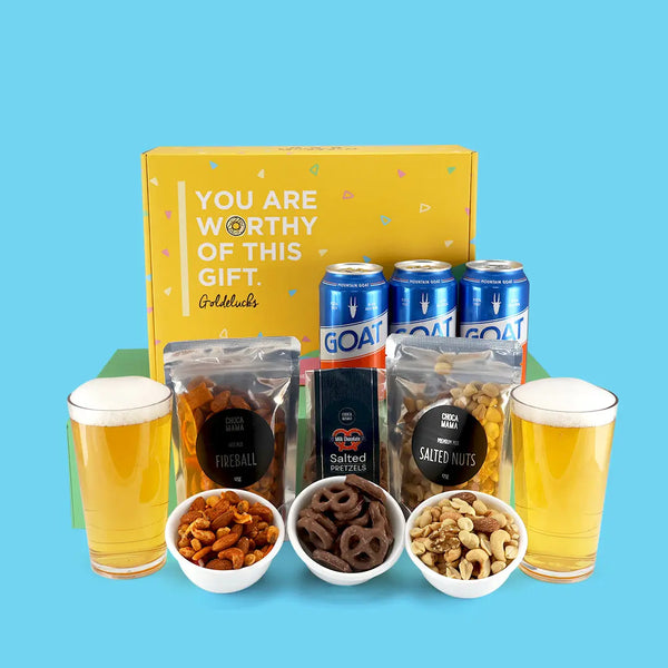 Beer & Nuts Hamper - Goldelucks Same Day Gift Delivery