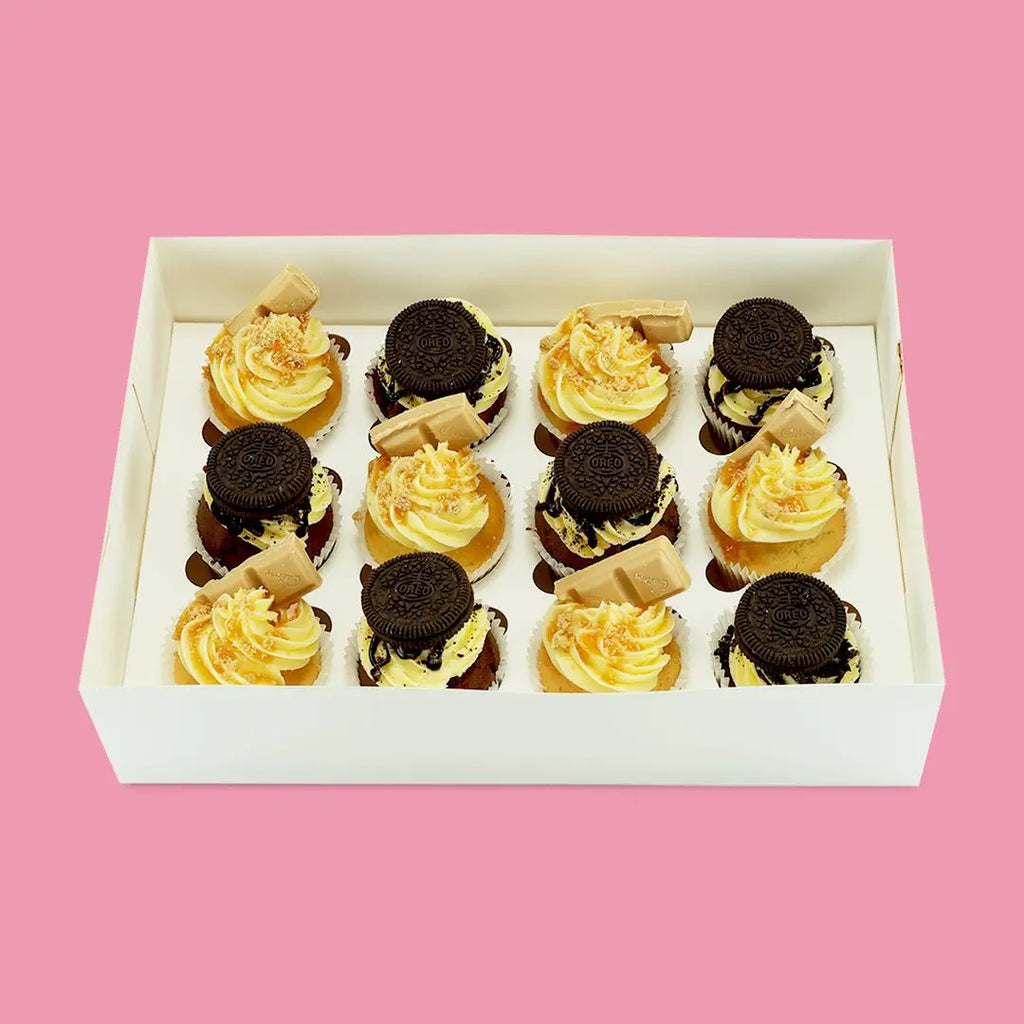 Caramel & Cookies Cupcakes - Goldelucks Same Day Gift Delivery