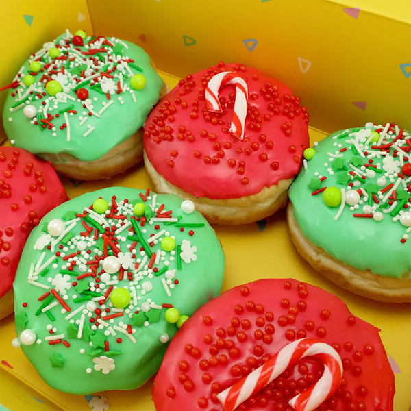 Christmas Donut Hamper - Goldelucks Same Day Gift Delivery