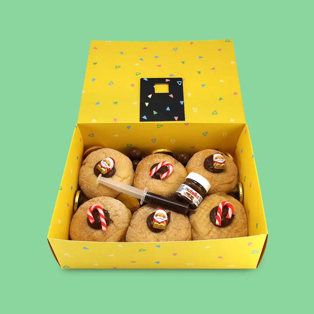 Christmas Nutella Donuts - Goldelucks Same Day Gift Delivery