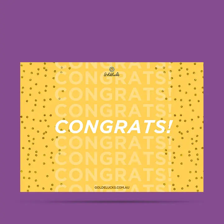 Congrats! Card - Goldelucks