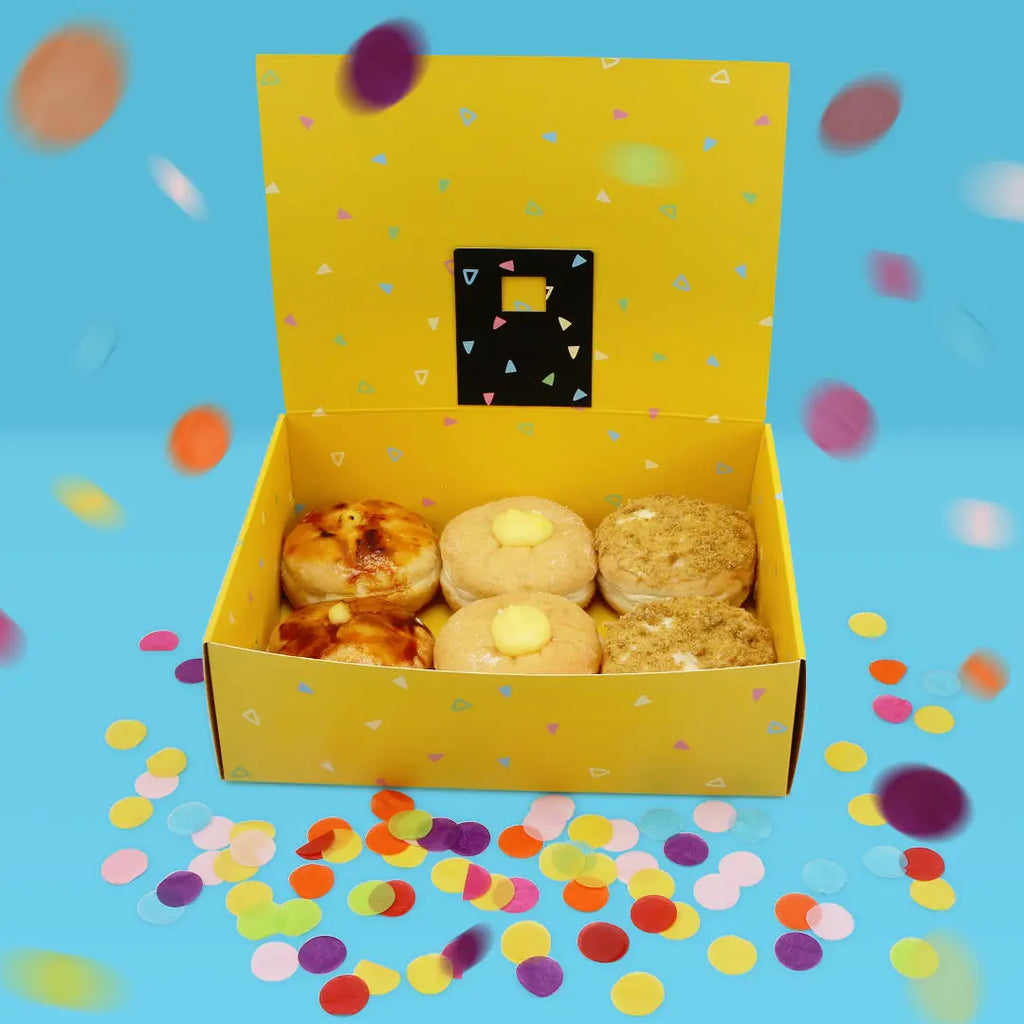 Custard Donut Hamper - Goldelucks Same Day Gift Delivery