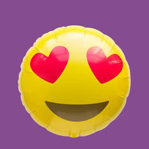 Emoji Heart Eyes Balloon - Goldelucks