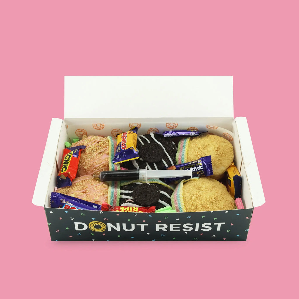 Gourmet Donuts + Chocolate & Musk Sticks - Goldelucks Same Day Gift Delivery
