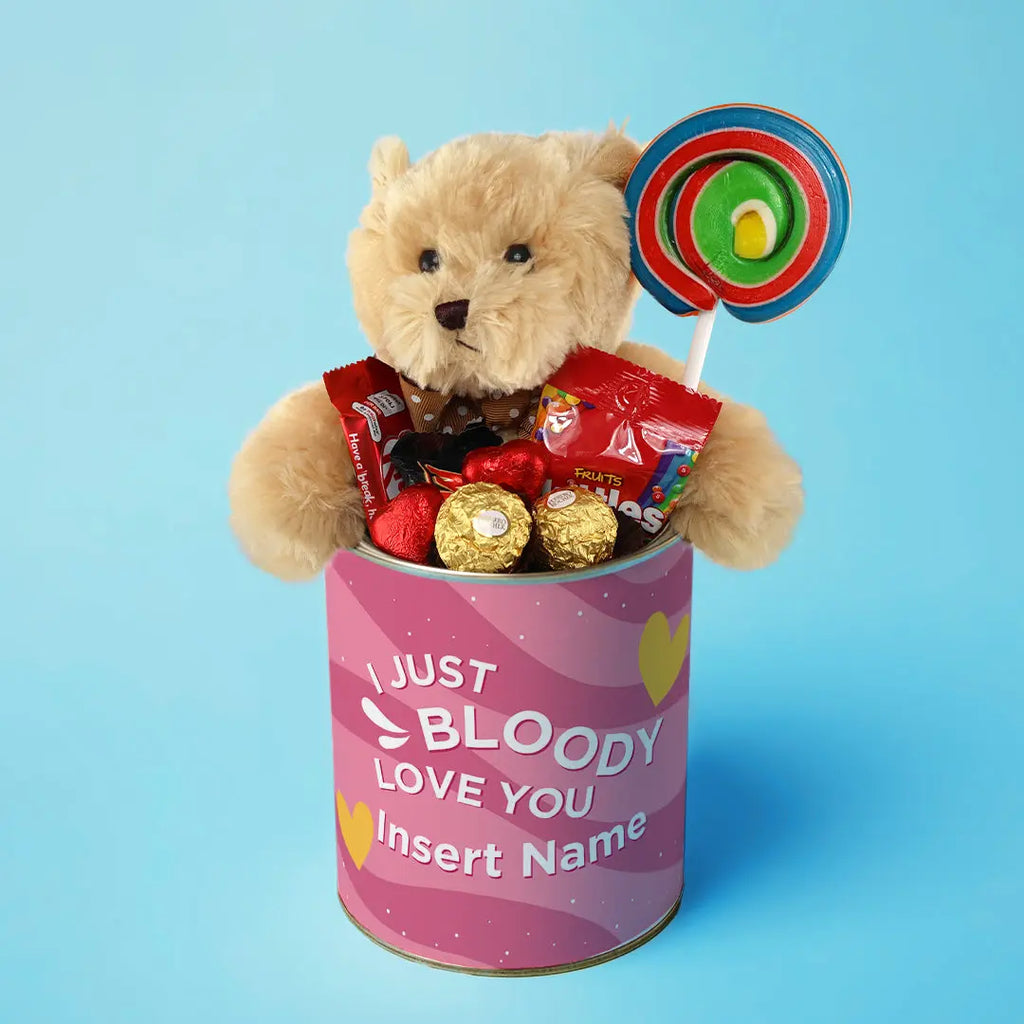 I Just Bloody Love You Candy Tin - Goldelucks Same Day Gift Delivery