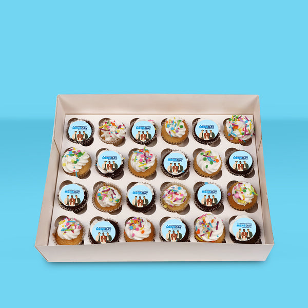 Mini International Men's Day Cupcakes
