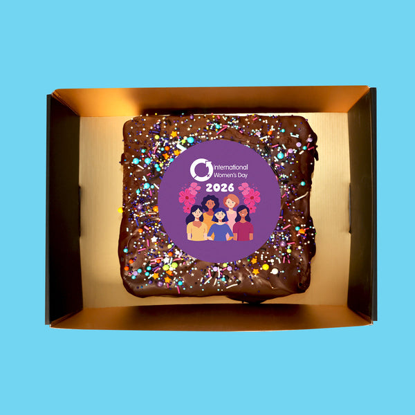 International Women’s Day Brownie (Give to Gain) - Goldelucks 