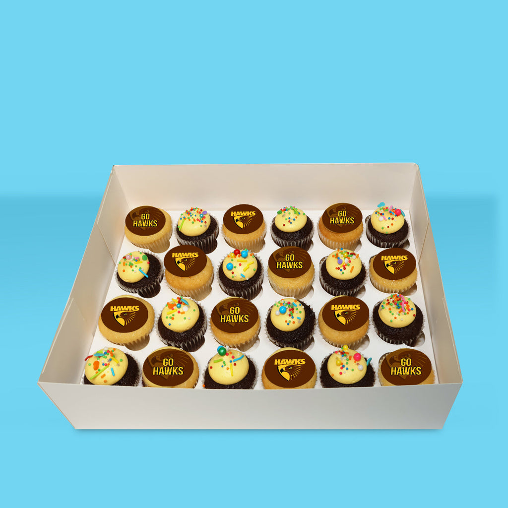Mini Geelong Cats Cupcakes - Goldelucks 