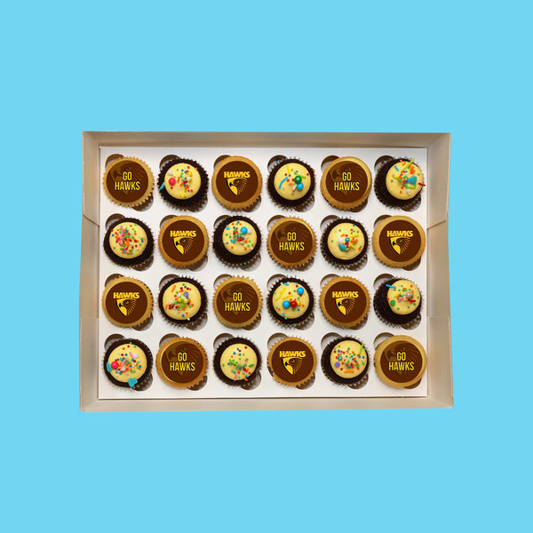 Mini Geelong Cats Cupcakes - Goldelucks 