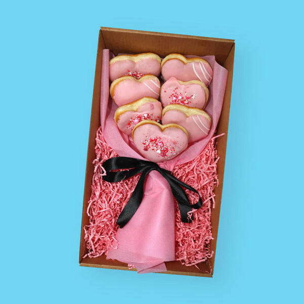 Mother's Day Heart Donut Bouquet & Mumm Marlborough - Goldelucks 