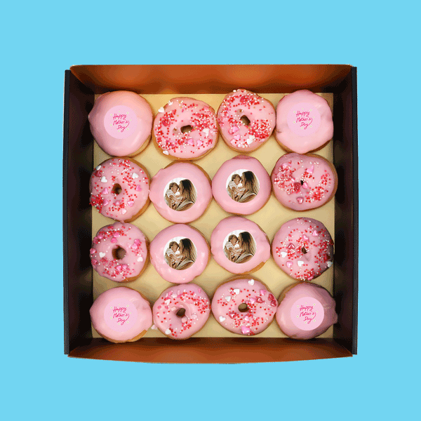 Small Personalised Mother's Day Donut Box - Goldelucks 