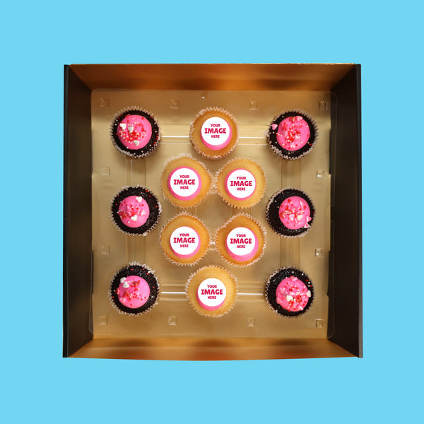 Personalised Yellow Cupcakes - Goldelucks 