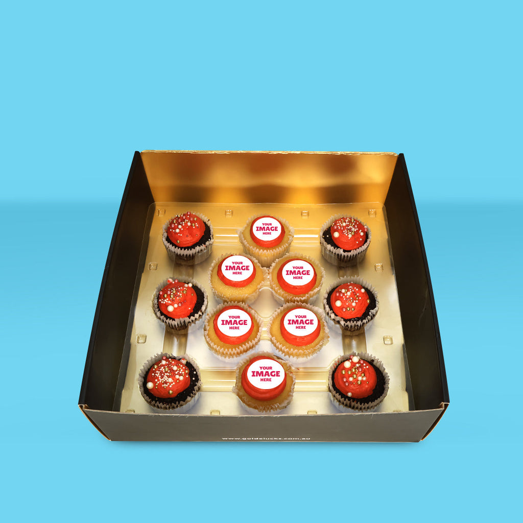 Personalised Pink Cupcakes - Goldelucks 