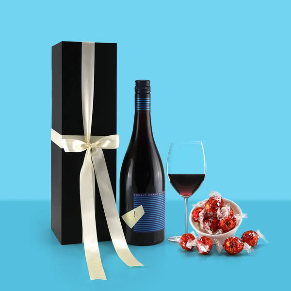 Quealy Pinot Noir with Lindt Balls Hamper - Goldelucks Same Day Gift Delivery