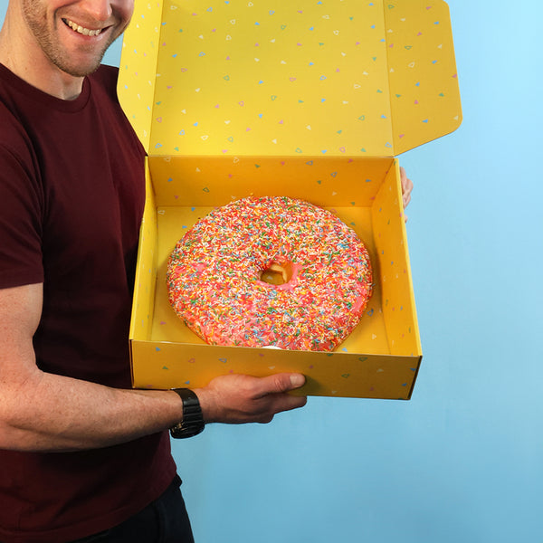 Strawberry Donut Cake