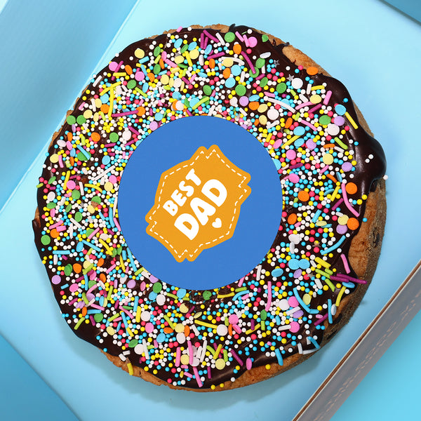 BEST DAD Giant Cookie
