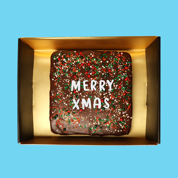 Ho Ho Ho Loaded Brownie - Goldelucks 