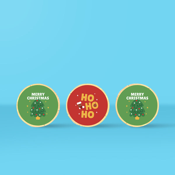 Merry Christmas & Ho Ho Ho Cookies