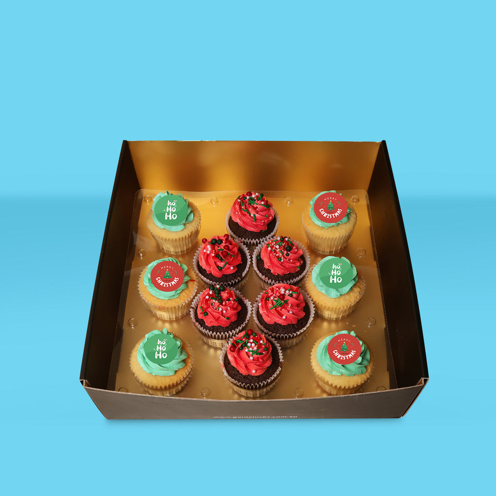 Merry Christmas Cupcakes - Goldelucks 