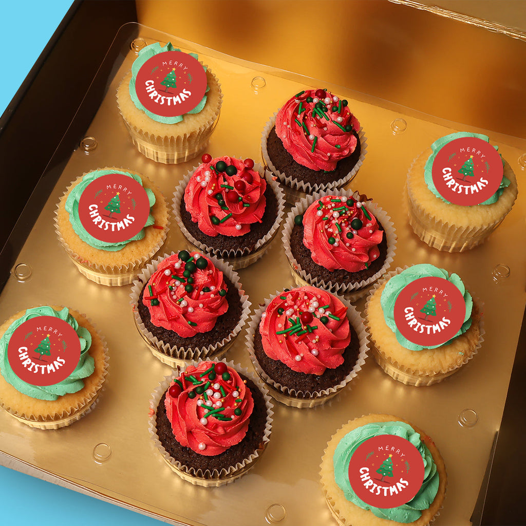 Happy Holiday Cupcakes - Goldelucks 