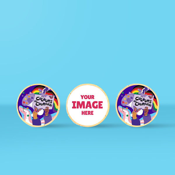 Personalised Colours of Courage Cookies
