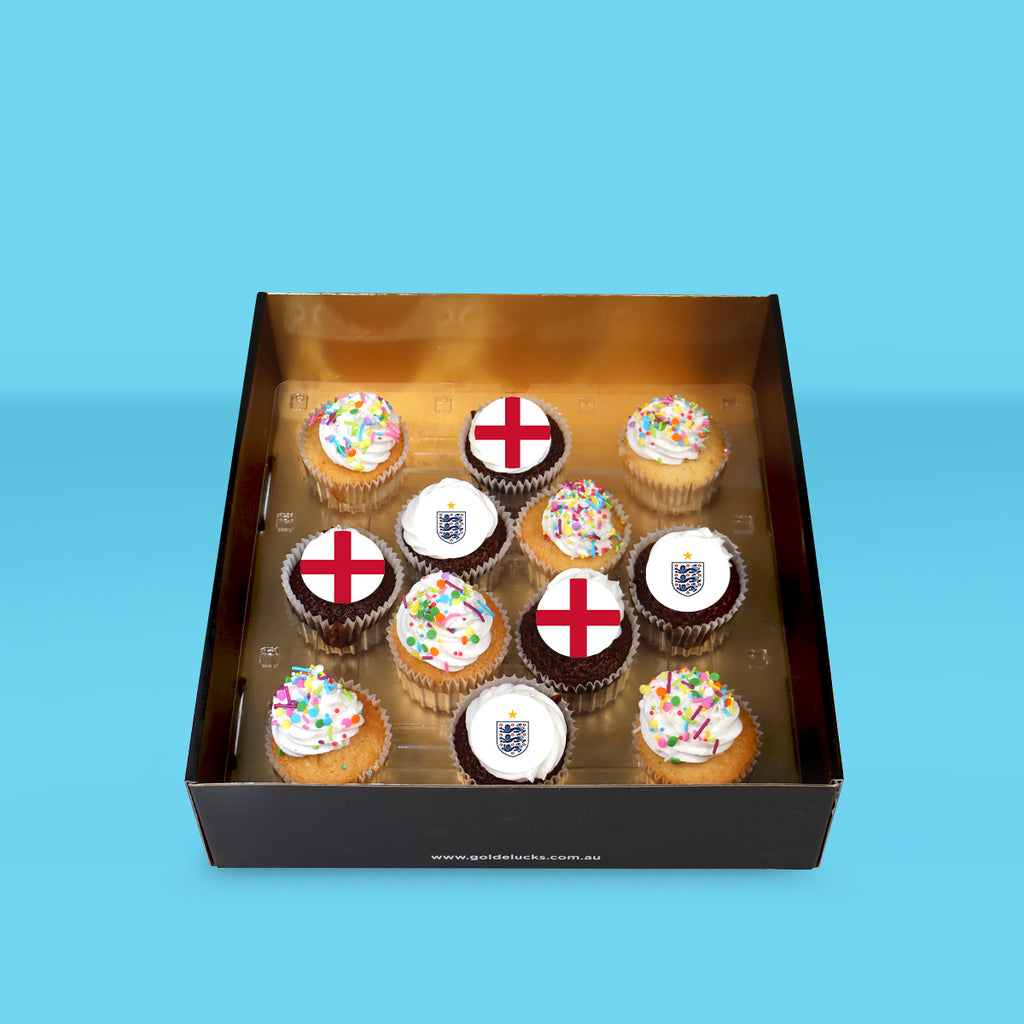 England FIFA World Cup Cupcakes