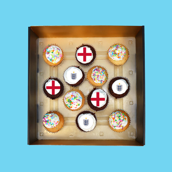 England FIFA World Cup Cupcakes