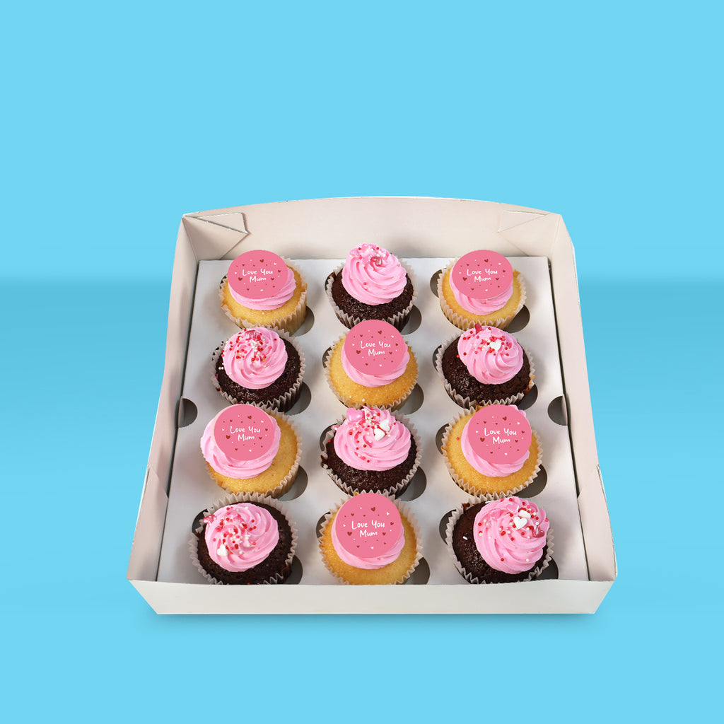 Love You Mum Cupcakes