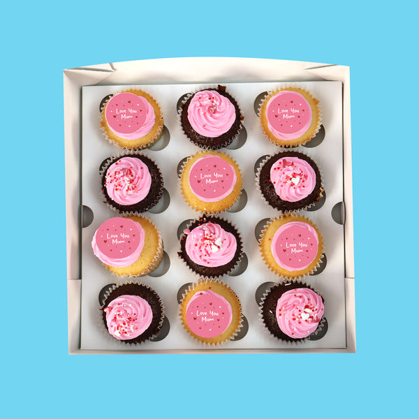 Love You Mum Cupcakes