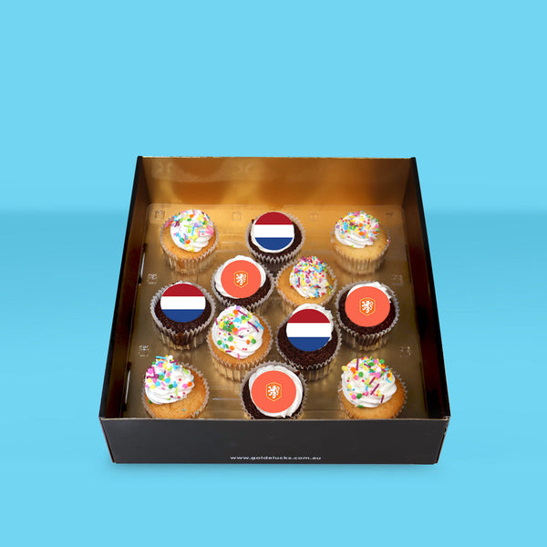 Netherlands FIFA World Cup Cupcakes - Goldelucks 
