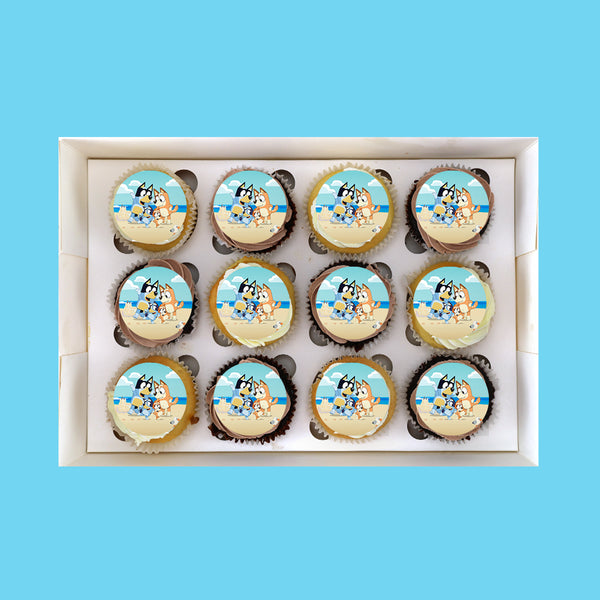 Bluey Cupcakes