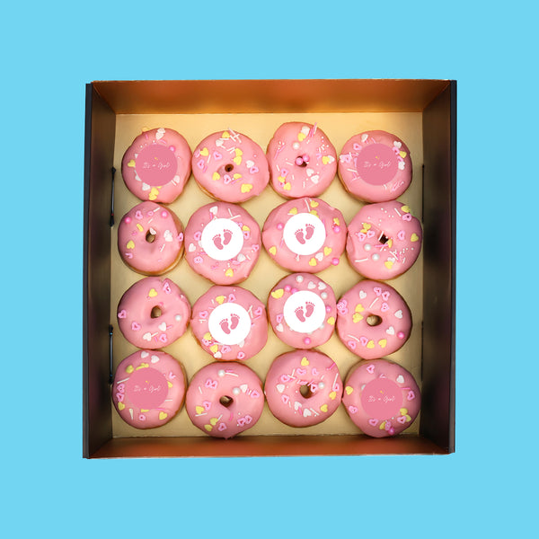 Girl Baby Shower Donuts