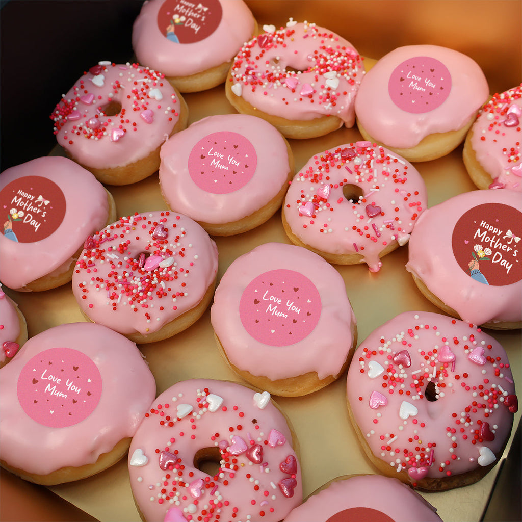 Large Love You Mum Donut Box - Goldelucks 