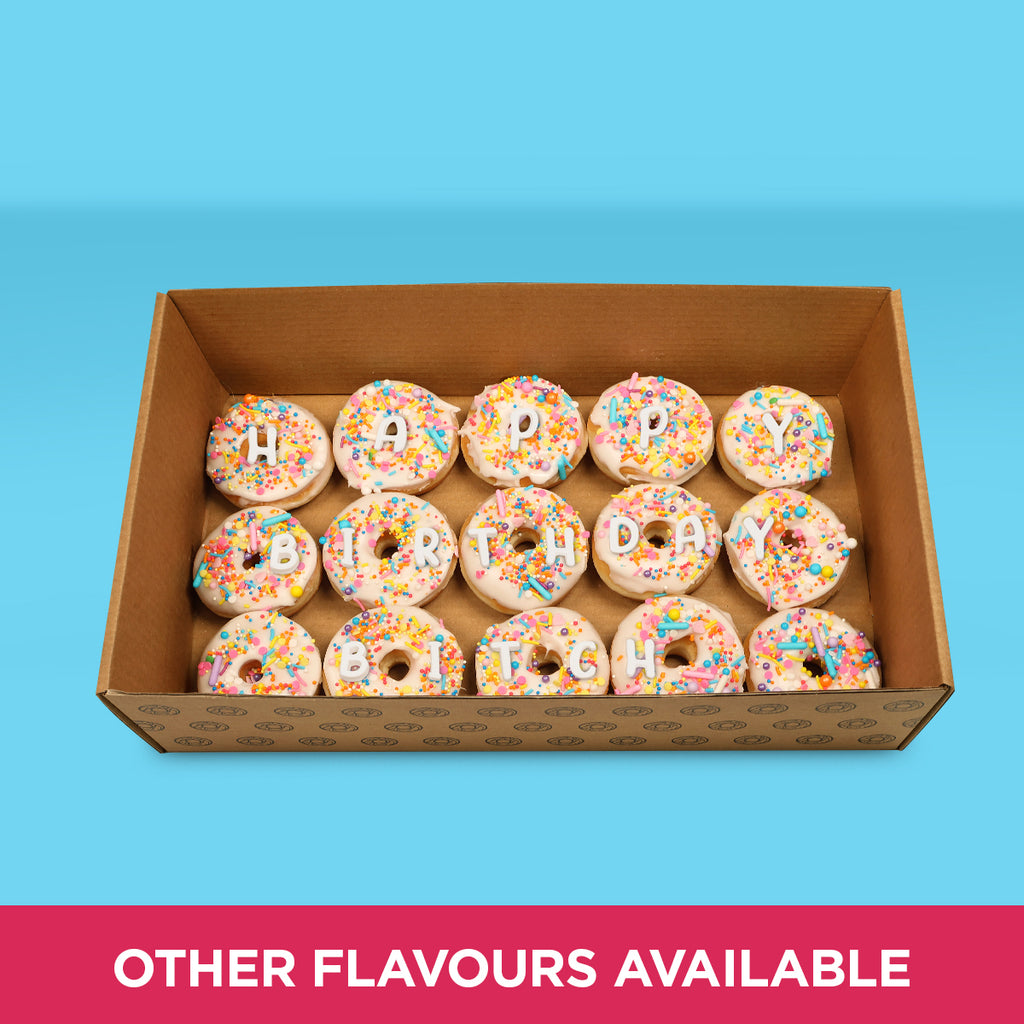 Rude Happy Birthday Letter Donuts
