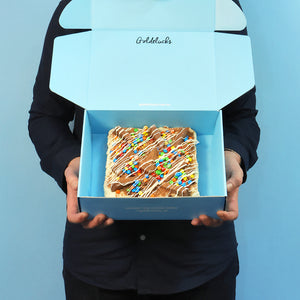 Double White Choc TIM TAM Loaded Brownie