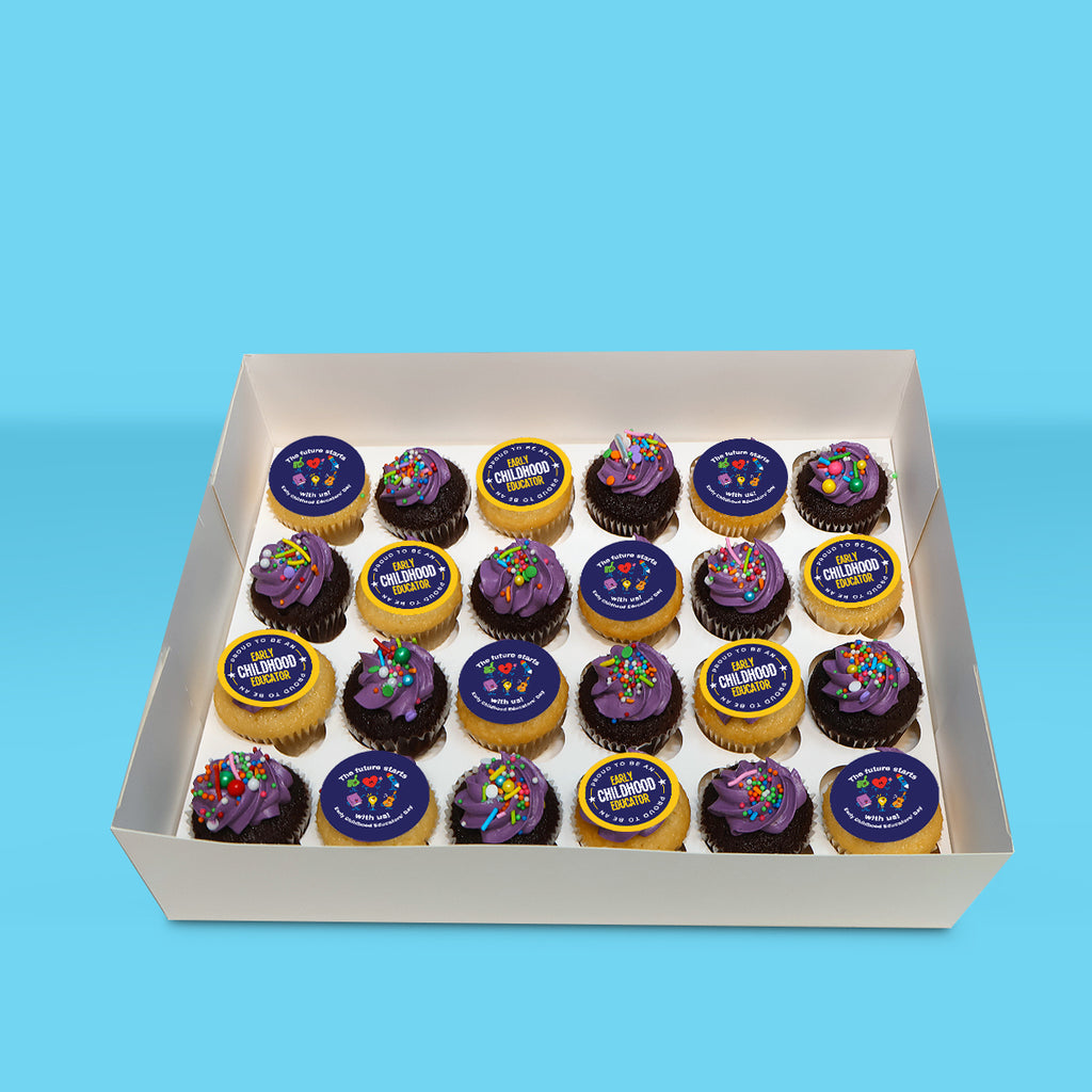 Mini Early Childhood Educators' Cupcakes